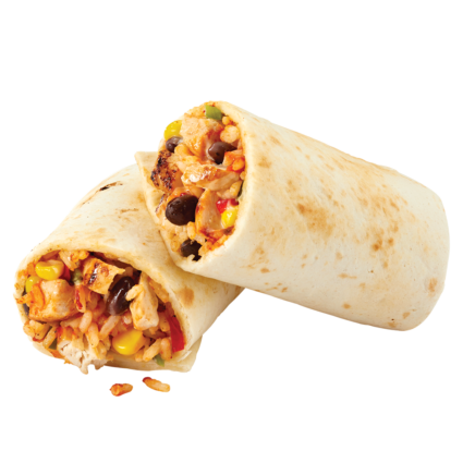 Chicken Al Pastor Burrito